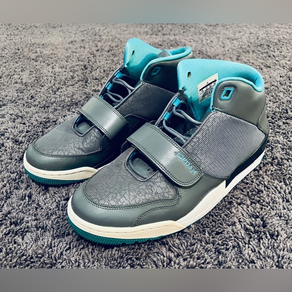 Nike Jordan Flight Club 90s - Cool Grey Gamma Blue - Men’s Size 12 - 602661-015 - Picture 4 of 10